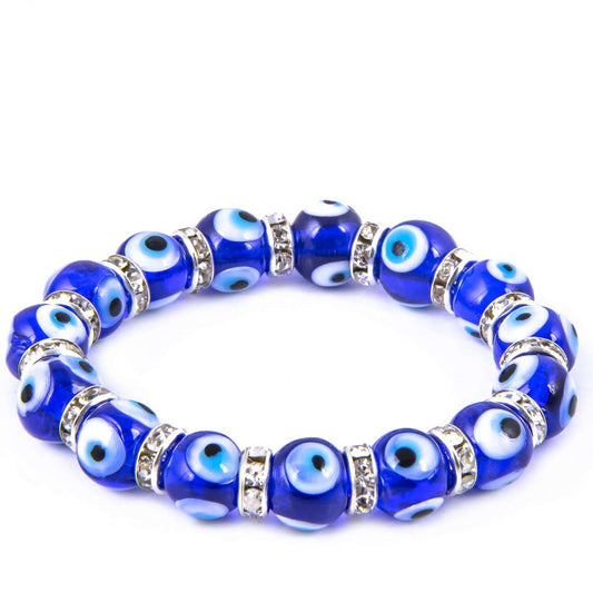 Glass Evil Eye Bracelet