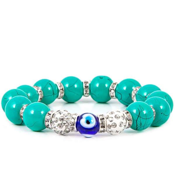 Turquoise Evil Eye Bracelet