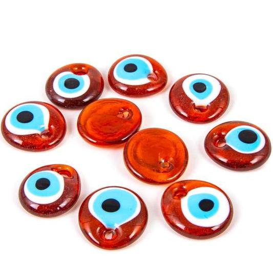 red evil eye ornament / wall decor